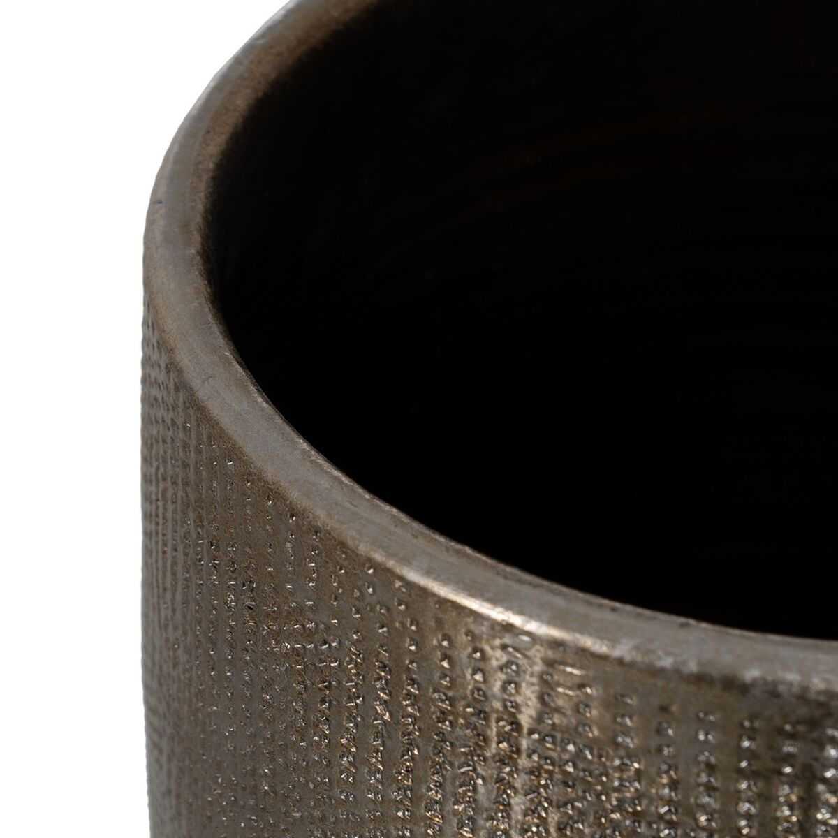 Planter Metallik Keramikk 29 x 29 x 40 cm